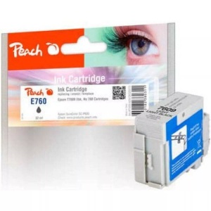 Peach, Peach Tintenpatrone light light schwarz kompatibel zu Epson No. 760, T7609, Peach Tinte Epson T7609, No760 Light Light Black