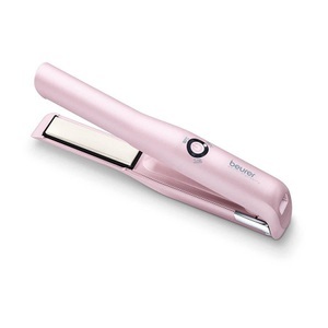 BEURER, Beurer HS 20 Akku - Glätteisen (Rosa), Beurer HS 20 Haarglätter rosa