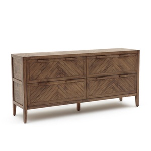 LA REDOUTE INTERIEURS, Kommode NOTTINGHAM mit 4 Schubladen, Kiefer massiv, La Redoute Intérieurs - Kommode NOTTINGHAM mit 4 Schubladen, One Size, Beige