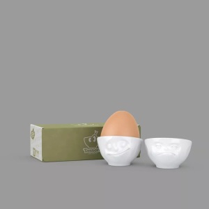 58products, 1x Eierbecher Set glücklich / hmpff, Eierbecher Set glücklich / hmpff