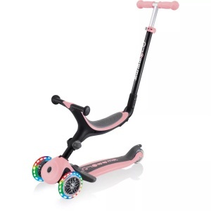 GLOBBER, Globber GO UP Foldable Plus Lights Scooter, Globber Scooter »GO UP Foldable Plus Lights, Pastel Rosa«