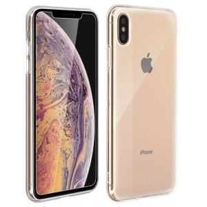 Avizar, Hülle + Glasfolie Set Apple iPhone XS Max, Avizar - Apple iPhone XS Max Hülle + Schutzfolie, Transparent