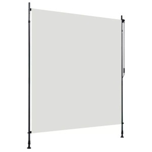 vidaXL, vidaXL Außenrollo 200 x 270 cm Creme, vidaXL Außenrollo 200 x 270 cm Creme