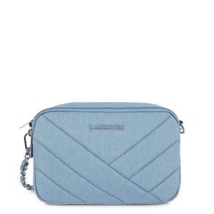 Lancaster, Lancaster 518-92 JEANS MATELASSE-0 Einmalige Grösse, LANCASTER Umhängetasche »Crossbody bag Jeans Matelassé«, mit Kettendetails
