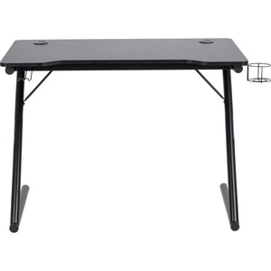 mutoni scandi, Tisch Ilario schwarz mit Becherhalter 100x60