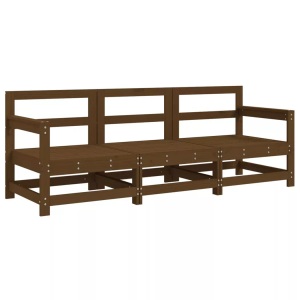 vidaXL, vidaXL 3-tlg. Garten-Lounge-Set Honigbraun Massivholz Kiefer, vidaXL 3-tlg. Garten-Lounge-Set Honigbraun Massivholz Kiefer