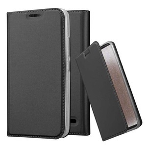 Cadorabo, Hülle für Motorola MOTO E4 Magnetverschluss, Kartenfach, Cadorabo - Hülle für Motorola MOTO E4 Magnetverschluss, Kartenfach, Schwarz