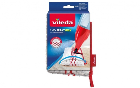 VILEDA, Ersatzbezug für Spray & Clean Sprühwischer, Vileda 1,2 Spray Max Wischbezug