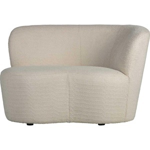 mutoni living, Sofa Stone rechts Bouclé creme 112, Sofa Stone rechts Bouclé creme 112
