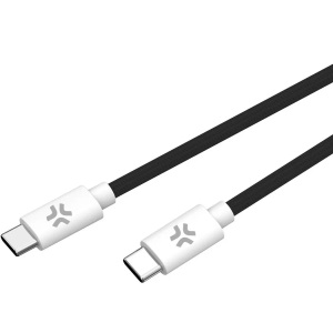 Celly - USB-C USB-C-Kabel 60 W 1,5 m Schwarz, Meter