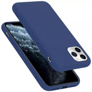 Cadorabo, Hülle für Apple iPhone 11 PRO TPU Silikon Liquid, Cadorabo - Hülle für Apple iPhone 11 PRO TPU Silikon Liquid, Blau