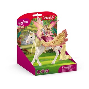 Schleich, Schleich® Spielfigur »bayala, Feya mit Pegasus-Einhorn (70568)«, Bayala Feya mit Pegasus-Einhorn, Spielfigur