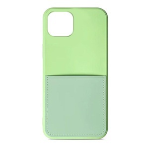 Apple, Silikon Case mit Kartenfach iPhone 14 Pro Max - Green, Apple - Silikon Case mit Kartenfach iPhone 14 Pro Max Green