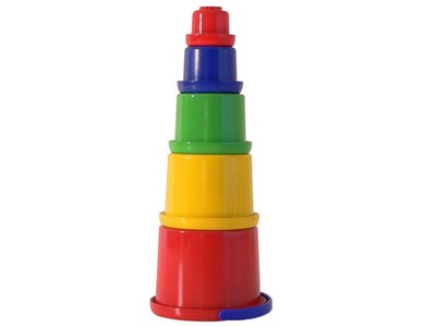 spielstabil, spielstabil Stapelbecher-Set 5-teilig, Spielstabil 3502 - 5 x Stapelbecher