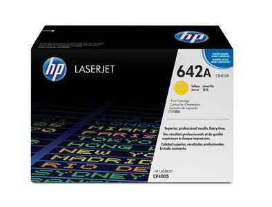 Hp, Toner gelb 642A (CB402A), HP HP 642A Tonerkassette gelb passend für: Color LaserJet CP 4000 Series;Color LaserJet CP4005;Color LaserJet CP4005DN;Color LaserJet CP4005N