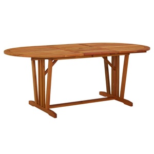 vidaXL, vidaXL Gartentisch 200x100x75 cm Massivholz Eukalyptus