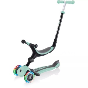 GLOBBER, Globber GO UP Foldable Plus Lights Scooter, Globber Scooter »GO UP Foldable Plus Lights, Pastel Mint«
