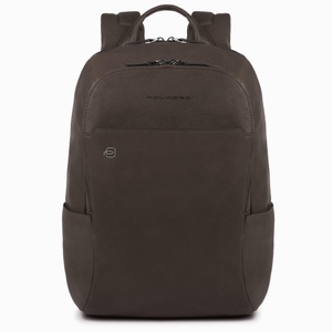 Piquadro, Piquadro Black Square Laptop-Rucksack in Dunkelbraun, Piquadro - Black Square Laptop-Rucksack, für Herren, Braun