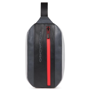 Piquadro, Urban - Querträgertasche Grau/Schwarz, 