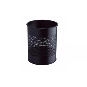 Durable, DURABLE Papierkorb Schwarz 15 l, Anzahl, Durable Papierkorb rund, 15L/P165mm, schwarz, Stahl, 315mm x 260mm, 331001