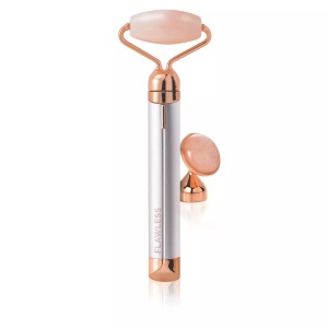Flawless, Flawless Contour Gesichtsroller mit Rosenquarz White (1 Stück), Finishing Touch Flawless Konturroller für das Gesicht Rosenquarz weiß