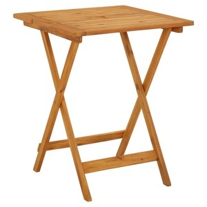 vidaXL, vidaXL Klappbarer Gartentisch 60x60x75 cm Massivholz Akazie, vidaXL Klappbarer Gartentisch 60x60x75 cm Massivholz Akazie