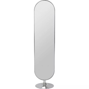 Kare Design, Standspiegel Curvy Chrom Look 170x40, Standspiegel Curvy Chrom Look 170x40