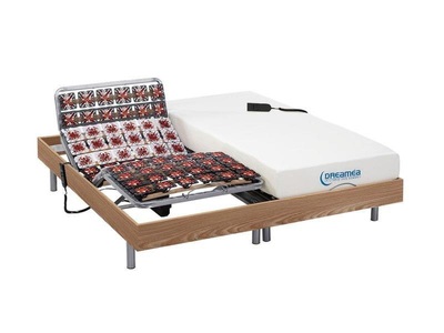 DREAMEA, Matratzen elektrischer Lattenrost Matratzen elektrischer Lattenrost, DREAMEA - Matratzen elektrischer Lattenrost, 90x200 cm, Beige
