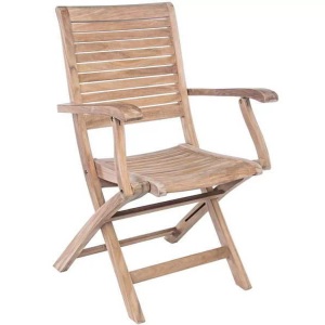 mutoni Garten Deluxe, Holz Klappstuhl mit Armlehne Maryland, Holz Klappstuhl mit Armlehne Maryland