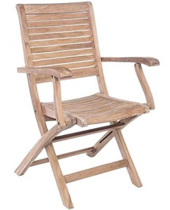 mutoni Garten Deluxe, Holz Klappstuhl mit Armlehne Maryland, Holz Klappstuhl mit Armlehne Maryland
