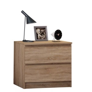 VCM, Holz Nachtschrank Beistelltisch Schublade Konsole Nachttisch Breido Mini Holz Nachtschrank Beistelltisch Schublade Konsole Nachttisch Breido Mini, VCM - Holz Nachtschrank Beistelltisch Schublade Konsole Nachttisch Breido Mini, 55 CM, Sonoma-Eiche