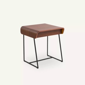 AM.PM, Nachttisch Bardi mit 1 Schublade, Design E. Gallina, AM.PM - Nachttisch Bardi mit 1 Schublade, One Size, Braun