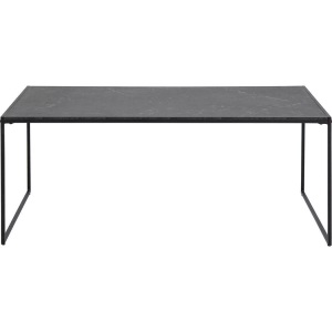 mutoni scandi, Couchtisch Caspar Melamin Dekor Marmor schwarz 120x60, Couchtisch Caspar Melamin Dekor Marmor schwarz 120x60