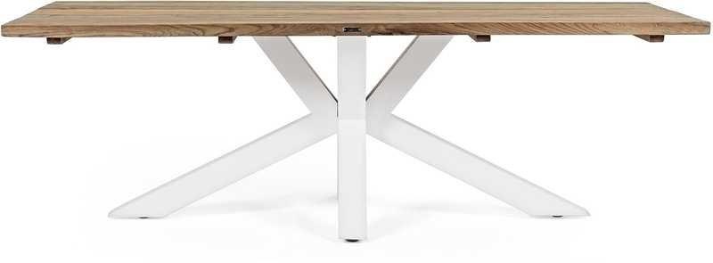 mutoni Garten Deluxe, Gartentisch Ramsey 240x100 natur-weiss, Gartentisch Ramsey 240x100 natur-weiss