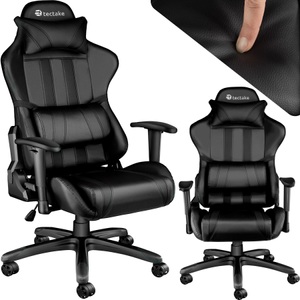 TecTake, Premium Racing Bürostuhl mit Streifen Premium Racing Bürostuhl mit Streifen, 