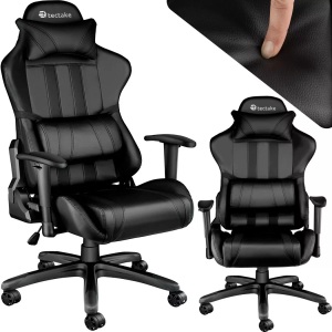 TecTake, Premium Racing Bürostuhl mit Streifen Premium Racing Bürostuhl mit Streifen, 