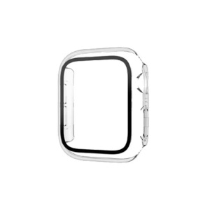 Apple, Panzerglass - Apple Watch (44 mm) Antibakterieller Hardcase Bumper + Display Schutzfolie (3643) - Transparent, PanzerGlass Displayschutzglas »3643« für Watch 4/5/6/SE (44 mm)