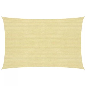 vidaXL, vidaXL Sonnensegel 160 g/m² Beige 3x4,5 m HDPE, vidaXL Sonnensegel 160 g/m² Beige 3x4,5 m HDPE