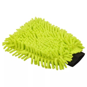 Testrut, Testrut - Mikrofaser-Handschuh - Hellgrün und Schwarz, Northio - Reinigungshandschuh, Polyester Hellgrün, One Size