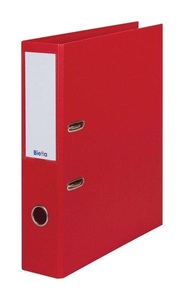 Biella, Biella Ordner 0104437.45, Biella Ordner Recycolor, 7cm, Strong-Mechanik, rot, 104437.45