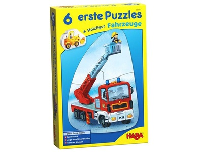 Haba, Haba 6 erste Puzzles - FAHRZEUGE mit 6 Puzzles, 6 erste Puzzles ? FAHRZEUGE mit 6 Puzzles