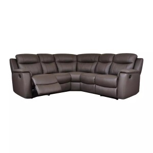 Vente-unique, Relaxsofa Leder Ecksofa EVASION Relaxsofa Leder Ecksofa EVASION, Vente-unique - Relaxsofa Leder Ecksofa EVASION, One Size, Braun