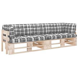 vidaXL, vidaXL 2-Sitzer-Palettensofa mit Kissen Imprägniertes Kiefernholz, vidaXL 2-Sitzer-Palettensofa mit Kissen Imprägniertes Kiefernholz