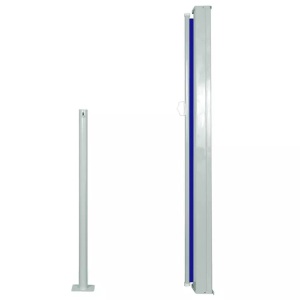 Diverse Hardware, Ausziehbare Seitenmarkise 120 x 300 cm Blau, vidaXL Ausziehbare Seitenmarkise 120x300 cm Blau