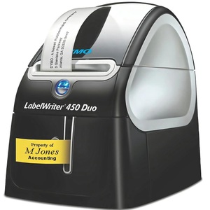 Dymo, DYMO LabelWriter 450 Duo Etiketten-Drucker Thermodirekt 300 x 600 dpi Etikettenbreite (max.): 56 mm USB, LabelWriter 450 Duo, Etikettendrucker