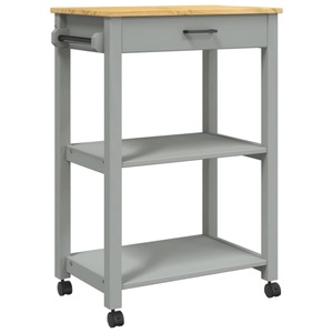 vidaXL, vidaXL Küchenwagen MONZA 60x40x90 cm Massivholz Kiefer, vidaXL Küchenwagen MONZA 60x40x90 cm Massivholz Kiefer