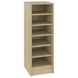 vidaXL, vidaXL Schuhschrank Sonoma-Eiche 31,5x35x90 cm Spanplatte