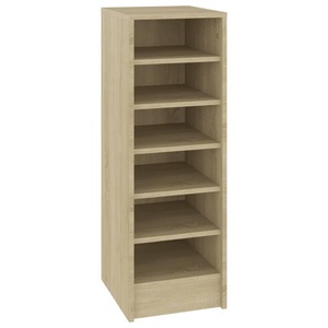 vidaXL, vidaXL Schuhschrank Sonoma-Eiche 31,5x35x90 cm Spanplatte