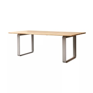 Tikamoon, Tisch aus massivem Teakholz und Aluminium 68 Pers. Harper Tisch aus massivem Teakholz und Aluminium 68 Pers. Harper, Tikamoon - Tisch aus massivem Teakholz und Aluminium 6/8 Pers. Harper, One Size, Zimt