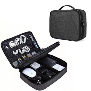Only-bags.store, Elektronik-tasche, Doppellagiger Elektronik-organizer Für Kabel, Ladegerät, Ipad, Ipad Air, Tablet Unisex Multicolor 17, Only-bags.store - Elektronik-Tasche, doppellagiger Elektronik-Organizer für Kabel, Ladegerät, Ipad, Ipad Air, Tablet, 11, Multicolor